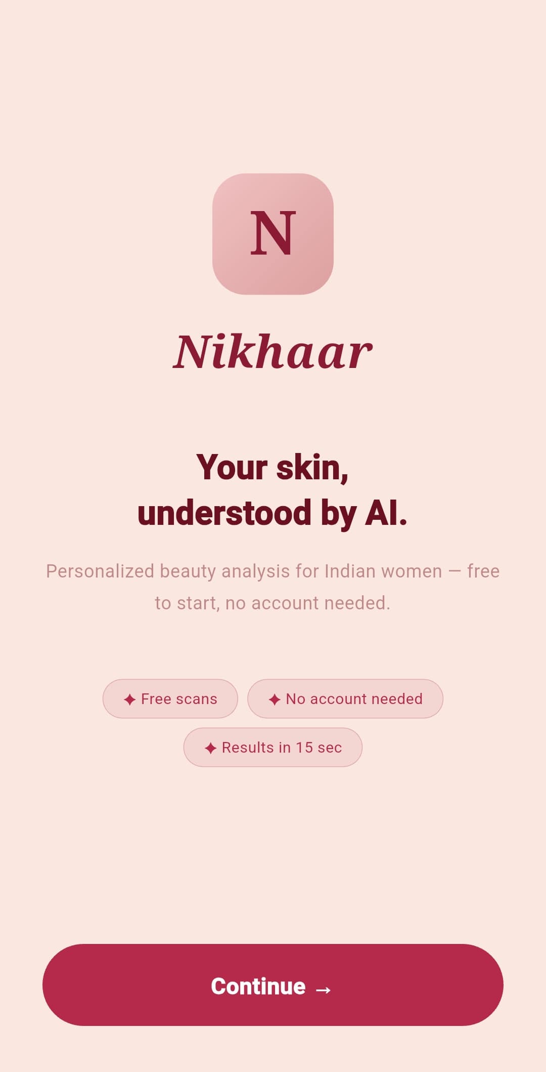 Nikhaar AI app